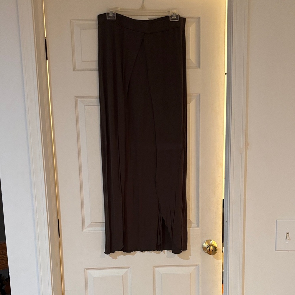 EARTHBOUND Dark Brown Maxi Skirt